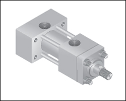 Cap Rectangular Flange Mounting