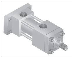 ME6-Cap Rectangular Flange